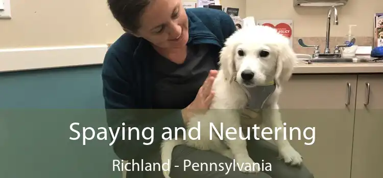 Spaying and Neutering Richland - Pennsylvania